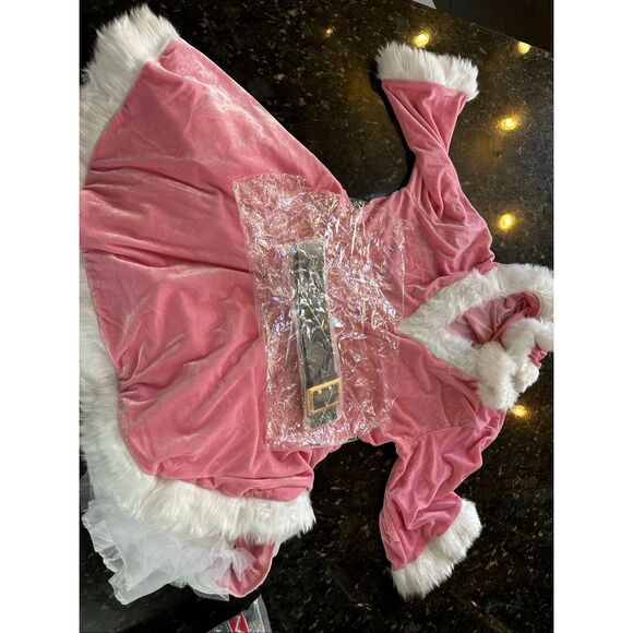 Santa Costume for Women XL Mrs. Claus Christmas Pink santa baby - Picture 6 of 8
